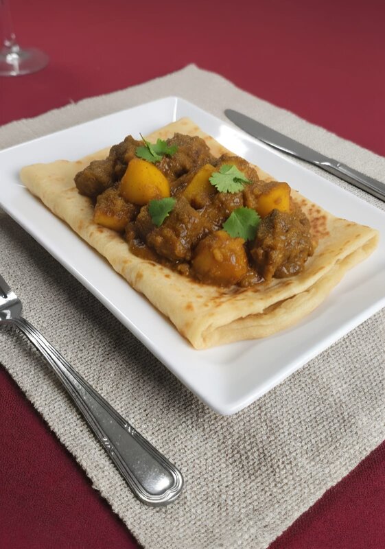 Mutton curry salomie with rich gravy from Bored Room Cafe Ferness Estate